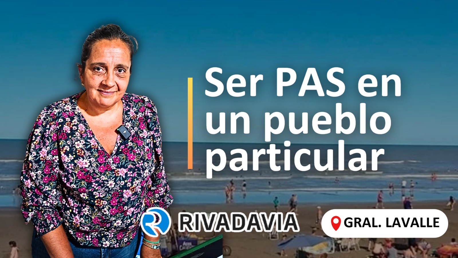 Llegamos por primera vez a Gral. Lavalle, donde visitamos la oficina de Ana Silvia Echeverría, colega que representa a Seguros Rivadavia en la región, quien nos contó de las características de su pueblo, su economía, y más.